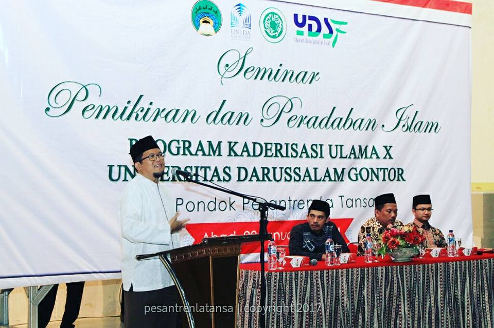 Seminar Pemikiran dan Peradaban Islam oleh Mahasiswa Program Kaderisasi Ulama X Universitas Darussalam Gontor